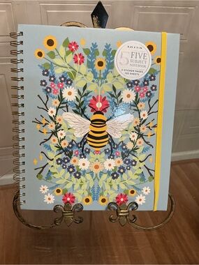 Brand New Beautiful James Burke 5 Subject Notebook